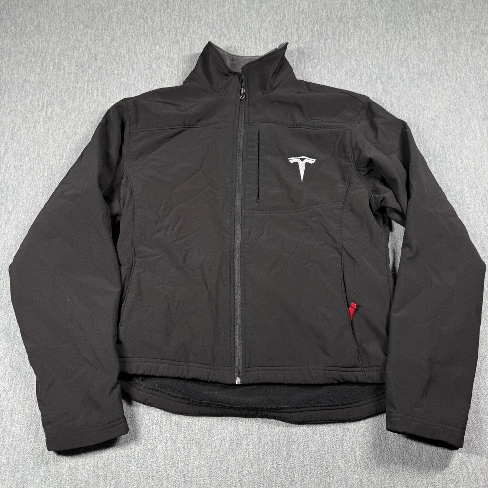 Fossa Tesla Jacket Wome 2XL Black Softshell Full Zip Fleece Lined Employee Promo